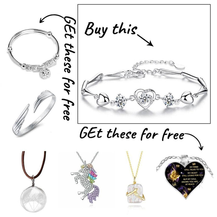 Christmas jewellery gifts — a holiday bracelet bundle for mom, sisters and friends
